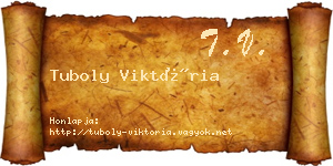 Tuboly Viktória névjegykártya