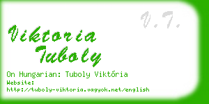 viktoria tuboly business card
